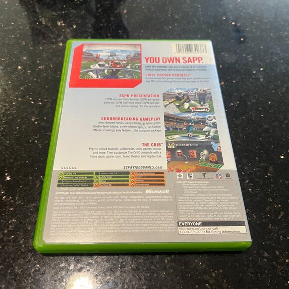 XBOX Lot of 3 Games Call of Duty/ESPN Football/cal of Duty MW3 - Picture 5 of 9